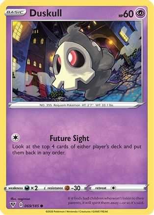[PKM] Duskull (069/185) [Sword & Shield: Vivid Voltage]
