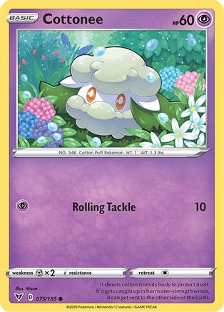 [PKM-C] Cottonee (075/185) [Sword & Shield: Vivid Voltage]