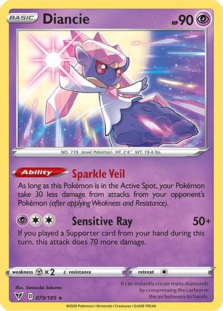 [PKM-R] Diancie (079/185) [Sword & Shield: Vivid Voltage]