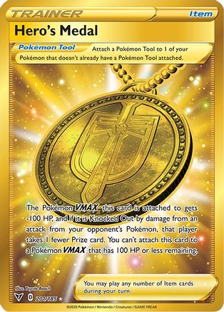 [PKM] Hero's Medal (201/185) [Sword & Shield: Vivid Voltage]