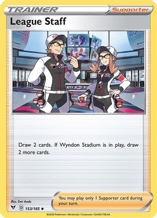 [PKM] League Staff (153/185) [Sword & Shield: Vivid Voltage]