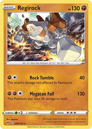 [PKM] Regirock (089/185) [Sword & Shield: Vivid Voltage]