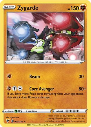 [PKM] Zygarde (093/185) [Sword & Shield: Vivid Voltage]