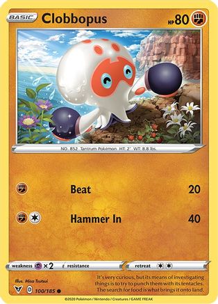 [PKM] Clobbopus (100/185) [Sword & Shield: Vivid Voltage]