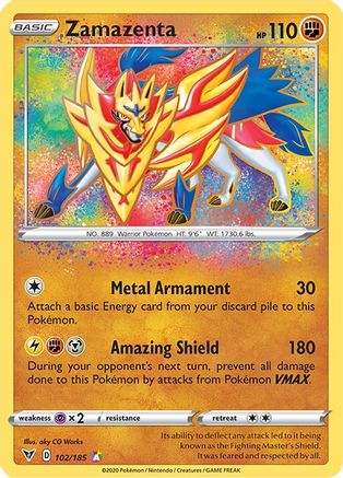 [PKM] Zamazenta (102/185) [Sword & Shield: Vivid Voltage]