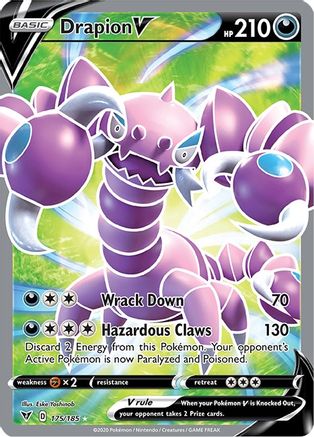 [PKM] Drapion V (175/185) [Sword & Shield: Vivid Voltage]