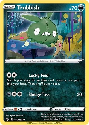 [PKM] Trubbish (110/185) [Sword & Shield: Vivid Voltage]