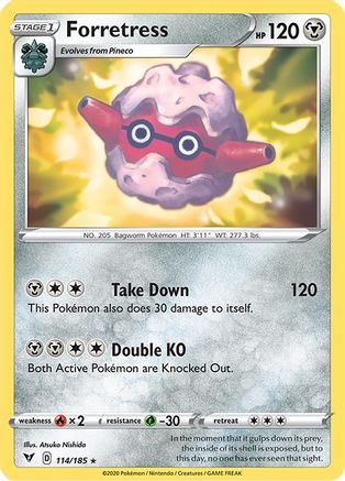 [PKM] Forretress (114/185) [Sword & Shield: Vivid Voltage]