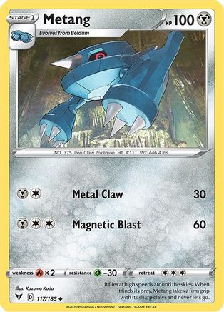 [PKM] Metang (117/185) [Sword & Shield: Vivid Voltage]