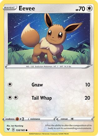 [PKM] Eevee (130/185) [Sword & Shield: Vivid Voltage]
