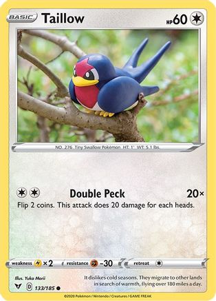 [PKM] Taillow (133/185) [Sword & Shield: Vivid Voltage]
