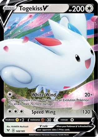[PKM-R] Togekiss V (140/185) [Sword & Shield: Vivid Voltage]