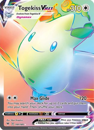[PKM-R] Togekiss VMAX (191/185) [Sword & Shield: Vivid Voltage]