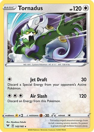 [PKM] Tornadus (142/185) [Sword & Shield: Vivid Voltage]