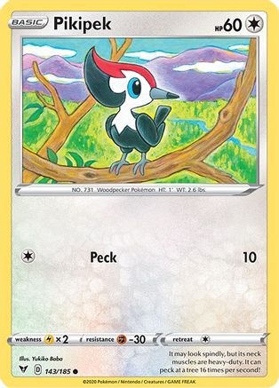[PKM-C] Pikipek (143/185) [Sword & Shield: Vivid Voltage]