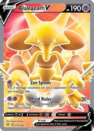 [PKM] Alakazam V (172/185) [Sword & Shield: Vivid Voltage]
