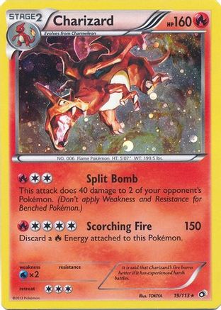 [PKM-R] Charizard (19/113) (Cosmos Holo) [Black & White: Legendary Treasures]