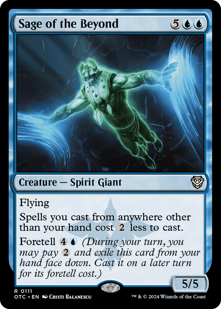 {R} Sage of the Beyond [Outlaws of Thunder Junction Commander][OTC 111]