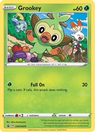 [PKM-R] Grookey (SWSH070) [Sword & Shield: Black Star Promos]