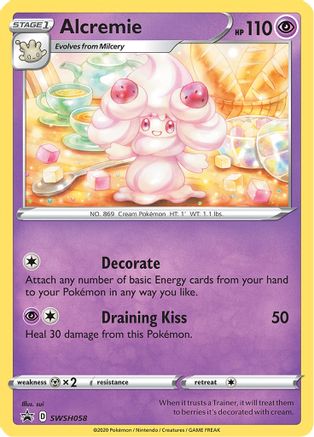 [PKM] Alcremie (SWSH058) [Sword & Shield: Black Star Promos]