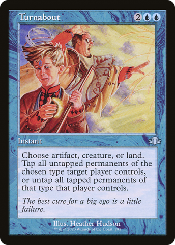 {C} Turnabout (Retro) [Dominaria Remastered][DMR 295]