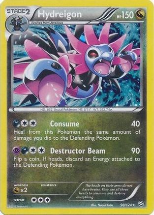 [PKM] Hydreigon (98/124) (Cosmos Holo) (Blister Exclusive) [Black & White: Dragons Exalted]