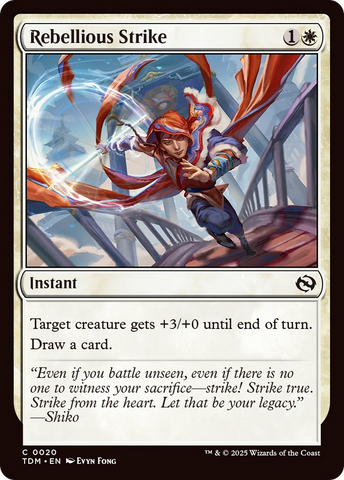 {@C} Rebellious Strike [Tarkir: Dragonstorm][TDM 020]