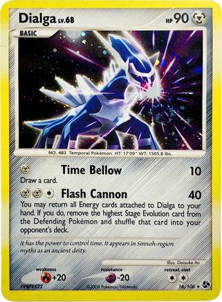 [PKM-R] Dialga (16/106) (Cosmos Holo) (Theme Deck Exclusive) [Diamond & Pearl: Great Encounters]