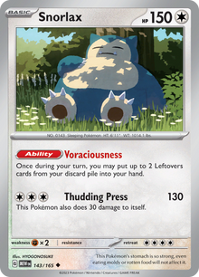 [PKM-C] Snorlax (143/165) [Scarlet & Violet: 151]