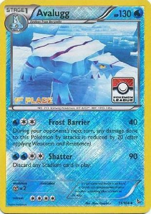 [PKM] Avalugg (31/106) (League Promo 1st Place) [XY: Flashfire]
