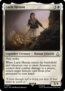 {R} Layla Hassan [Assassin's Creed][ACR 007] - Misty Mountain Games