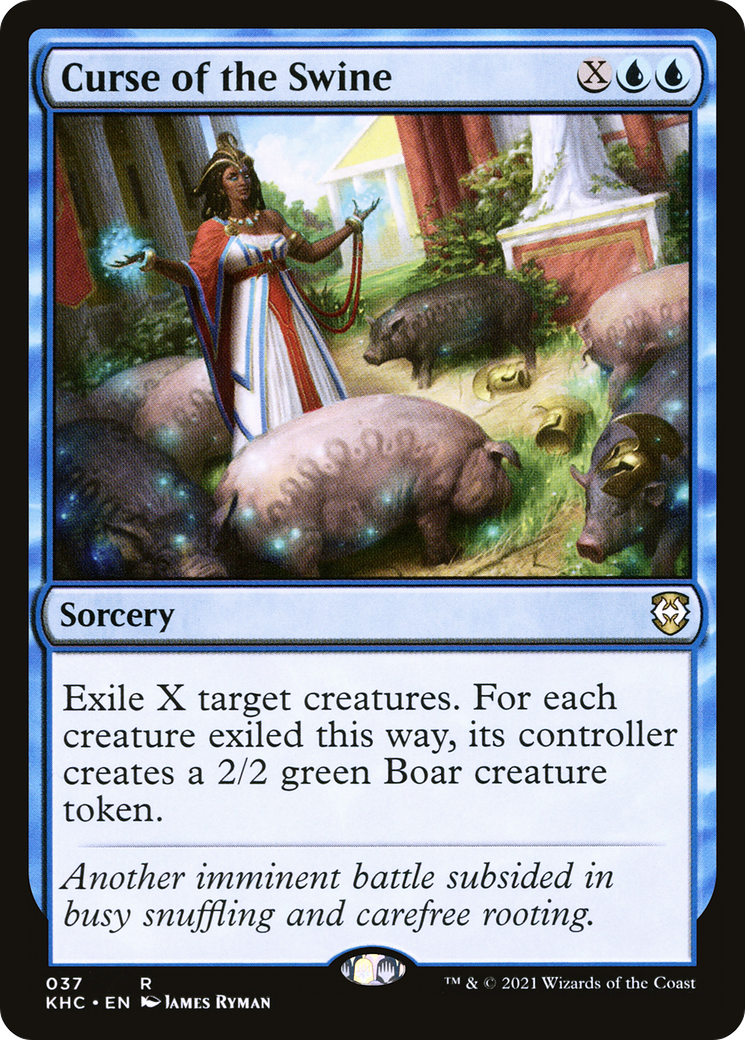 {R} Curse of the Swine [Kaldheim Commander][KHC 037]