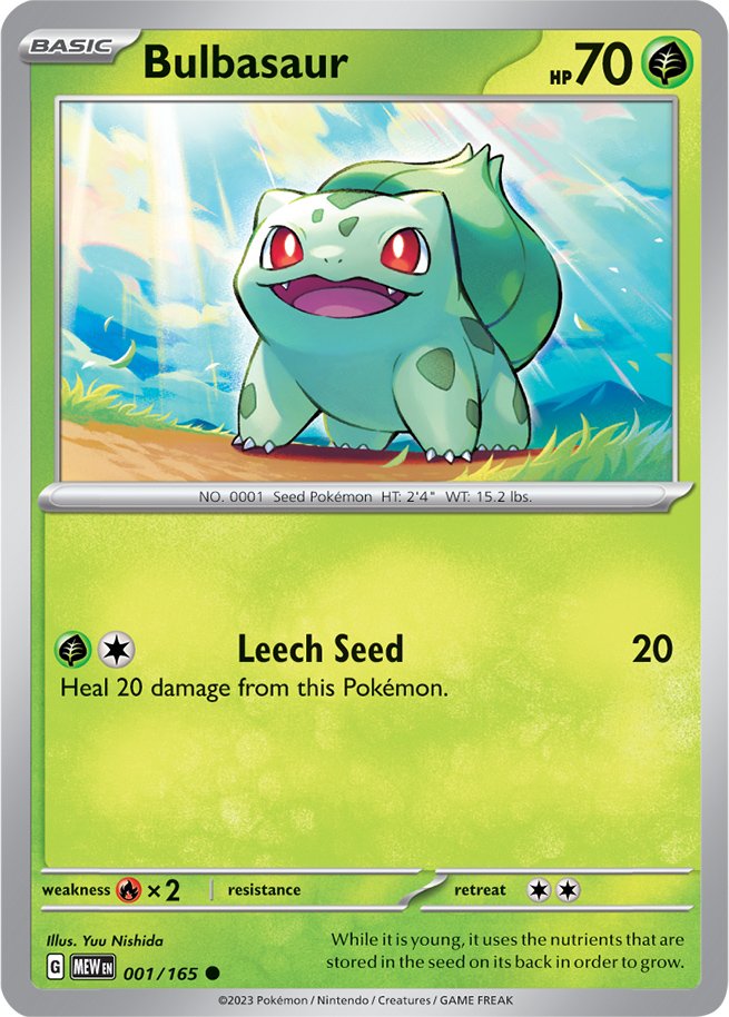 [PKM-C] Bulbasaur (001/165) [Scarlet & Violet: 151]