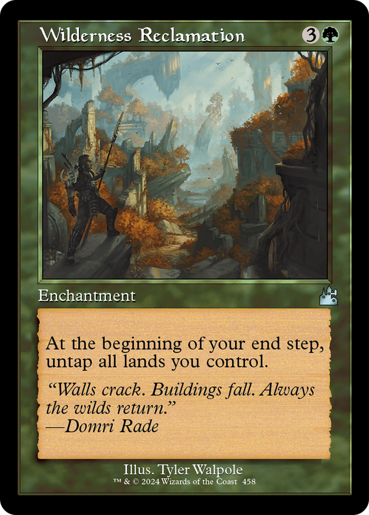 {C} Wilderness Reclamation [Ravnica Remastered][RVR 458]