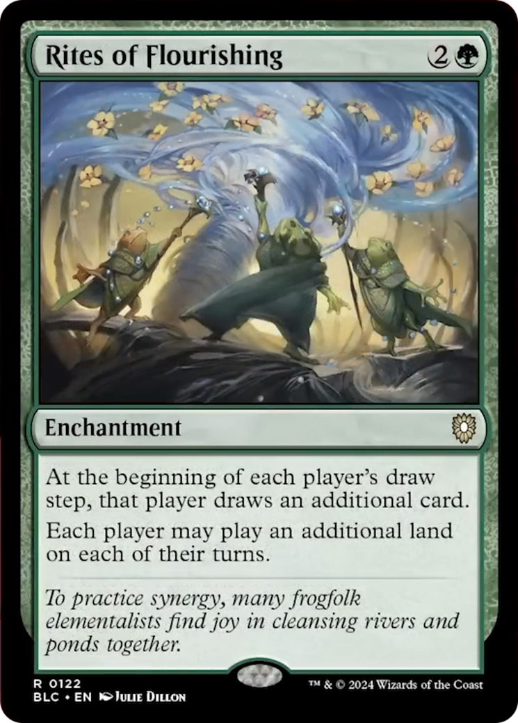 {R} Rites of Flourishing [Bloomburrow Commander][BLC 122]