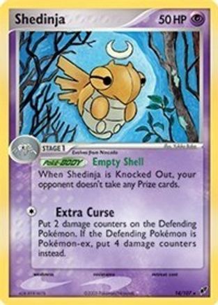 [PKM-R] Shedinja (14/107) (Theme Deck Exclusive) [EX: Deoxys]