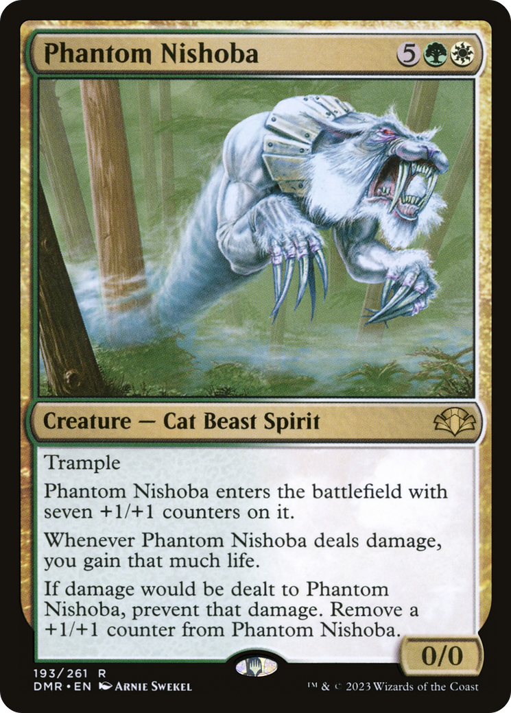 {R} Phantom Nishoba [Dominaria Remastered][DMR 193]