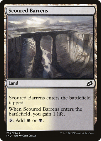 {C} Scoured Barrens [Ikoria: Lair of Behemoths][IKO 254]