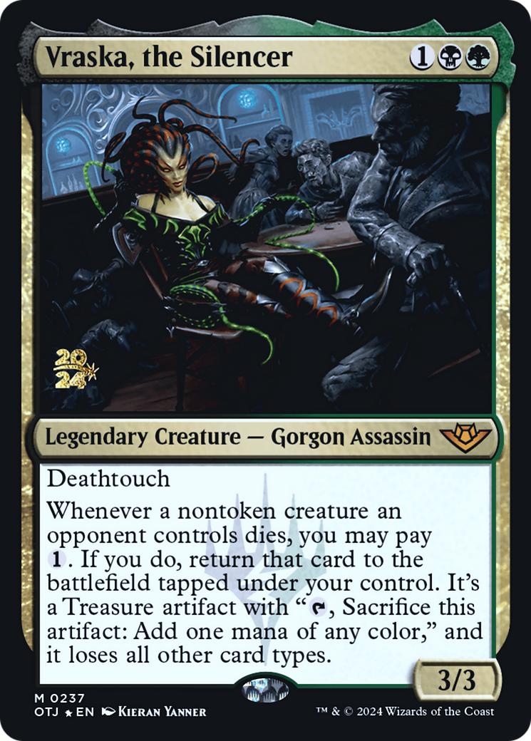 {@R} Vraska, the Silencer [Outlaws of Thunder Junction Prerelease Promos][PR OTJ 237]