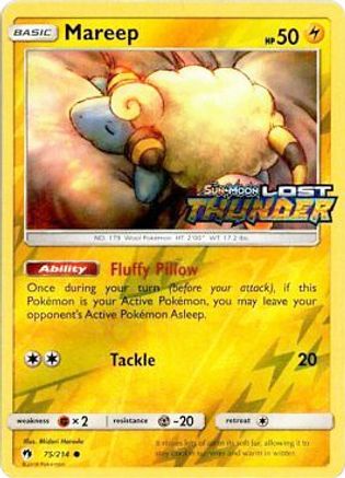 [PKM-R] Mareep (75/214) (Toys R Us Promo) [Sun & Moon: Lost Thunder]