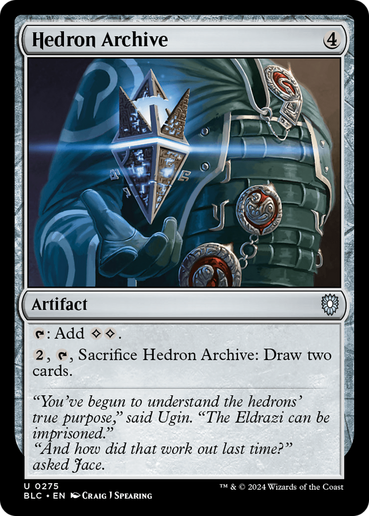 {C} Hedron Archive [Bloomburrow Commander][BLC 275]