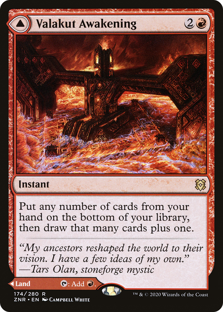 {R} Valakut Awakening // Valakut Stoneforge [Zendikar Rising][ZNR 174] - Misty Mountain Games