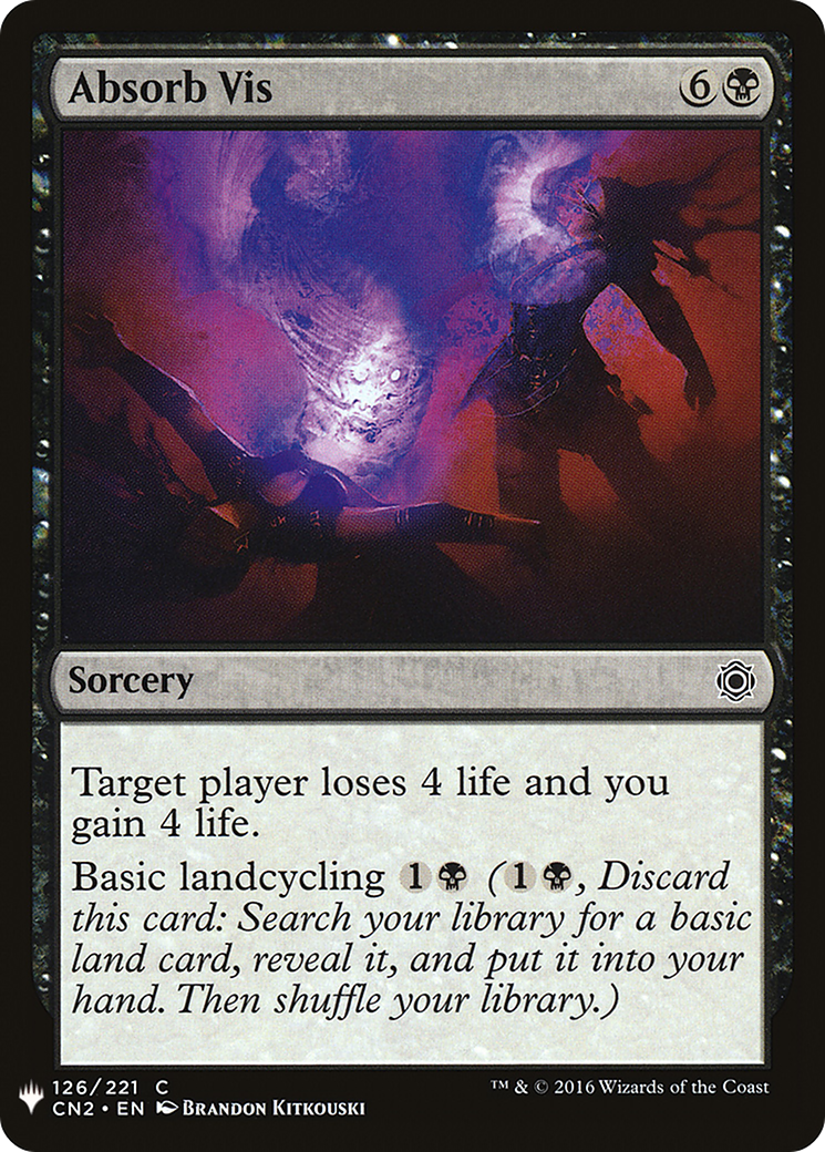 {C} Absorb Vis [Mystery Booster][LS CN2 126]