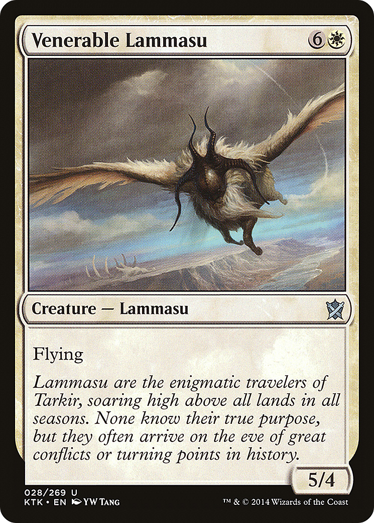 {C} Venerable Lammasu [Khans of Tarkir][KTK 028] - Misty Mountain Games