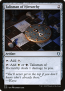 {C} Talisman of Hierarchy [Commander Legends: Battle for Baldur's Gate][CLB 878]