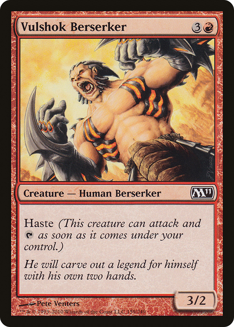 {C} Vulshok Berserker [Magic 2011][M11 159] - Misty Mountain Games