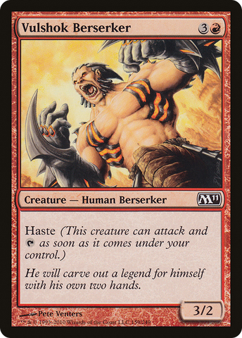 {C} Vulshok Berserker [Magic 2011][M11 159]
