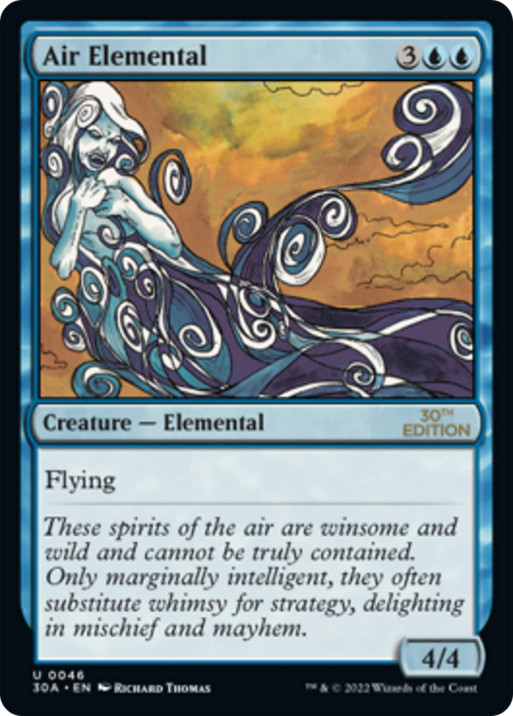 {C} Air Elemental [30th Anniversary Edition][30A 046]