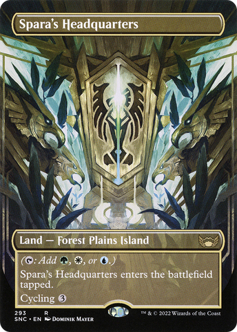 {R} Spara's Headquarters (Borderless Alternate Art) [Streets of New Capenna][SNC 293]