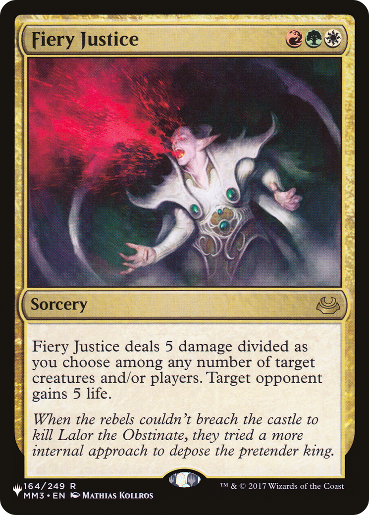 Fiery Justice [LIST 164/249]